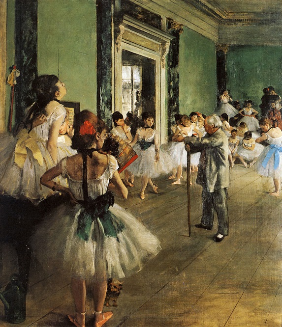 「バレエの授業」（1873‐1876年）エドガー・ドガ