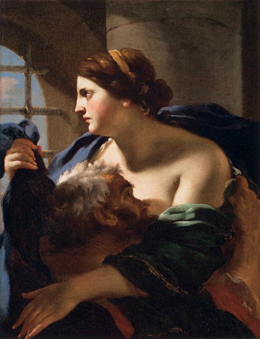 「ローマの慈愛」、または「キモンとペロ」（1628‐1630年）シャルル・メラン