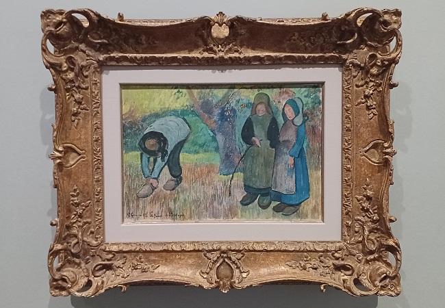 「ブルターニュの子供」（1889年）ポール・ゴーギャン ※「ブルターニュの光と風」展より