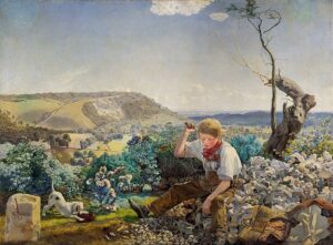 「石割り人夫」（1857‐58年）ジョン・ブレット