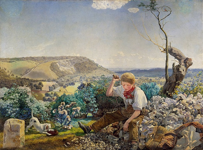 「石割り人夫」（1857‐58年）ジョン・ブレット