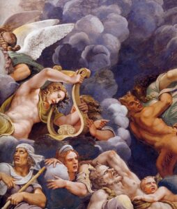 「神々と巨人族の戦い（detail）」（1526‐34年頃）ジュリオ・ロマーノ