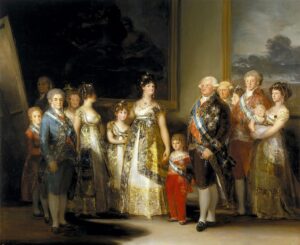 「カルロス4世の家族」（1800年）フランシスコ・デ・ゴヤ