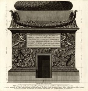 「トラヤヌス帝の記念柱（6-6）」（1774‐75年頃）ジョヴァンニ・バッティスタ・ピラネージ