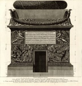 「トラヤヌス帝の記念柱（6-6）」（1774‐75年頃）ジョヴァンニ・バッティスタ・ピラネージ