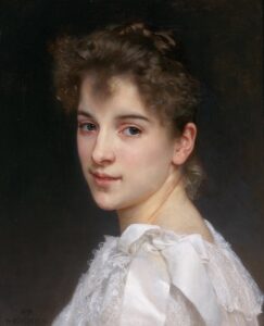 「ガブリエル・コットの肖像」（1890年）ウィリアム・アドルフ・ブーグロー