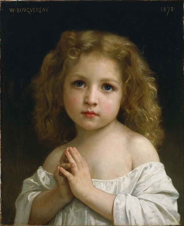 「少女（Little Girl）」（1878年）ウィリアム・アドルフ・ブーグロー