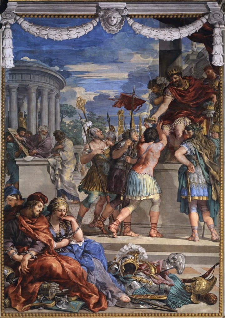 ピッティ宮殿のフレスコ画「銅の時代（Age of Bronze）」（1641年）ピエトロ・ダ・コルトーナ