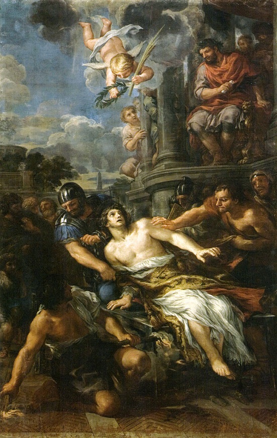 「聖ラウレンティウスの殉教」（1653年）ピエトロ・ダ・コルトーナ