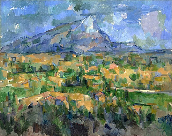「サント＝ヴィクトワール山」（1904年）ポール・セザンヌ