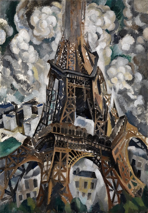 「エッフェル塔」（1909‐1910年）ロベール・ドローネー