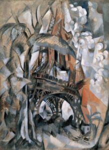 「エッフェル塔」（1910年）ロベール・ドローネー