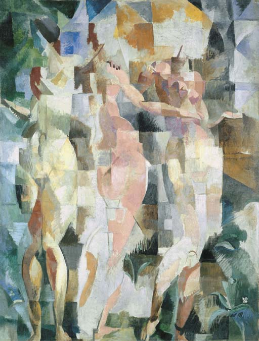 「三美神」（1912年）ロベール・ドローネー