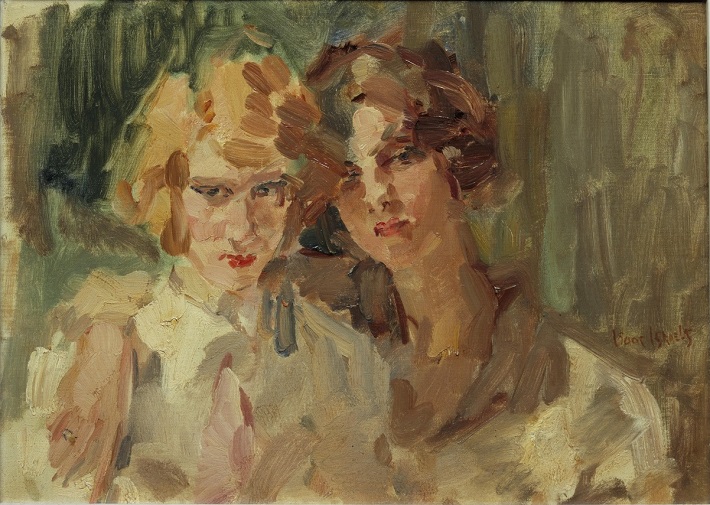 「2人の女性」（1915-1920年）イサーク・イスラエルス