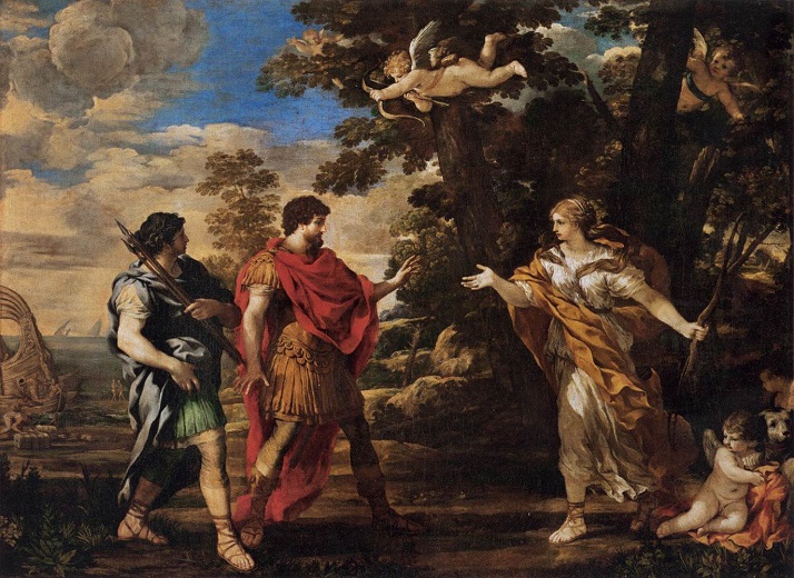 「アエネイアースの前に現れるヴィーナス」（1631年）ピエトロ・ダ・コルトーナ