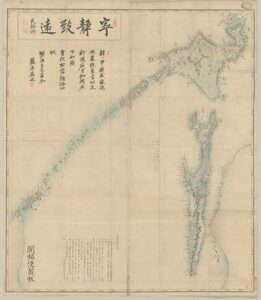 「北海道国群全図」（1869年）松浦武四郎