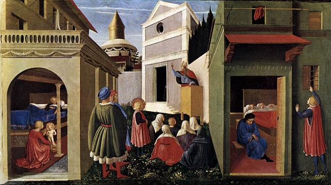 「聖ニコラウスの伝説」（1447‐1448年）フラ・アンジェリコ