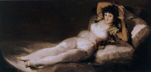 「着衣のマハ」（1799-1800年）フランシスコ・デ・ゴヤ