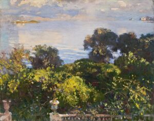 「コルフ島のオレンジの木々」（1909年頃）ジョン・シンガー・サージェント