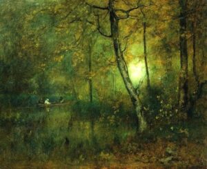 「森の池」（1892年）ジョージ・イネス
