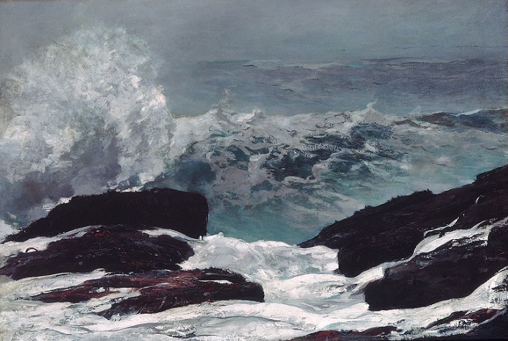 「メイン海岸」（1896年）ウィンスロー・ホーマー
