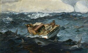「メキシコ湾流」（1899年）ウィンスロー・ホーマー