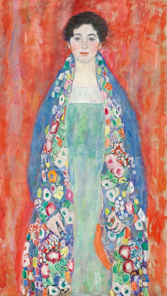 「リーザー嬢の肖像」（1917年）グスタフ・クリムト