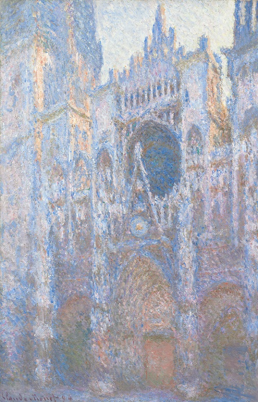 「ルーアン大聖堂、西ファサード」（1894年）クロード・モネ