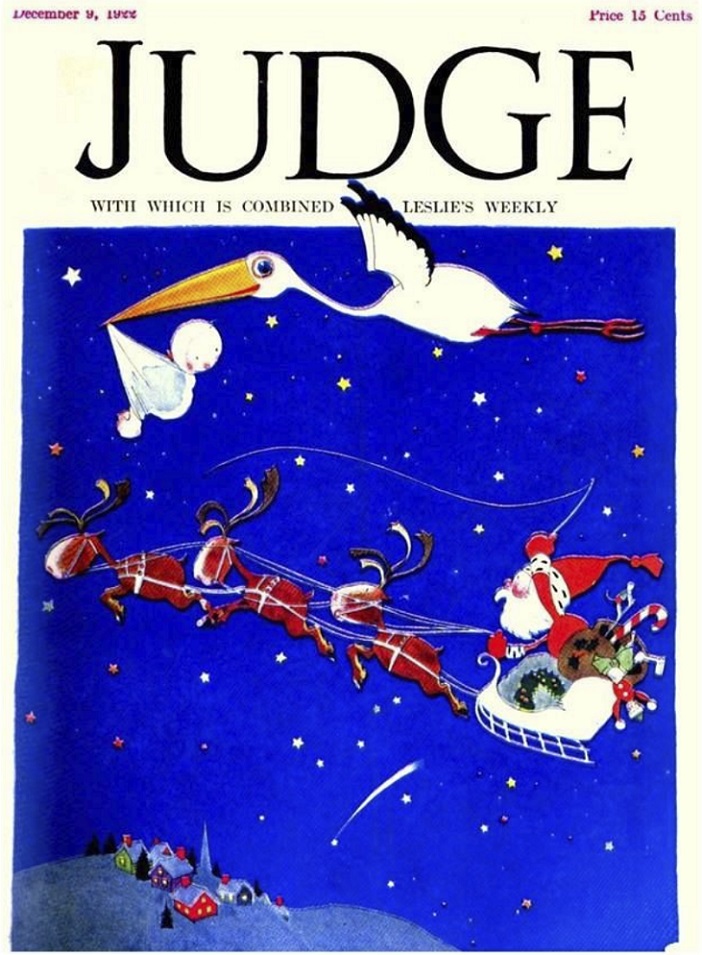 アメリカの風刺雑誌『JUDGE（1922年12月9日号）』　※Public Domain画像