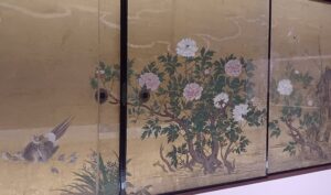 「牡丹図（部分）」（17世紀、江戸時代）狩野山楽