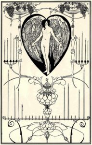 「愛の鏡」（1895年）オーブリー・ビアズリー