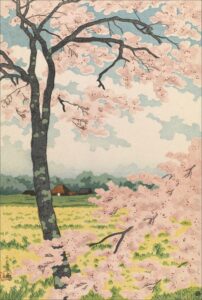 「根方の桜」（1922年）高橋松亭