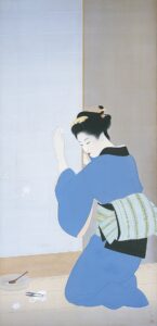「晩秋」（1943年、昭和18年）上村松園