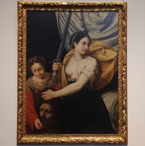 「ホロフェルネスの首を持つユディト」（1622年頃）フェーデ・ガリツィア