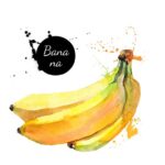 バナナ（水彩画イメージ）