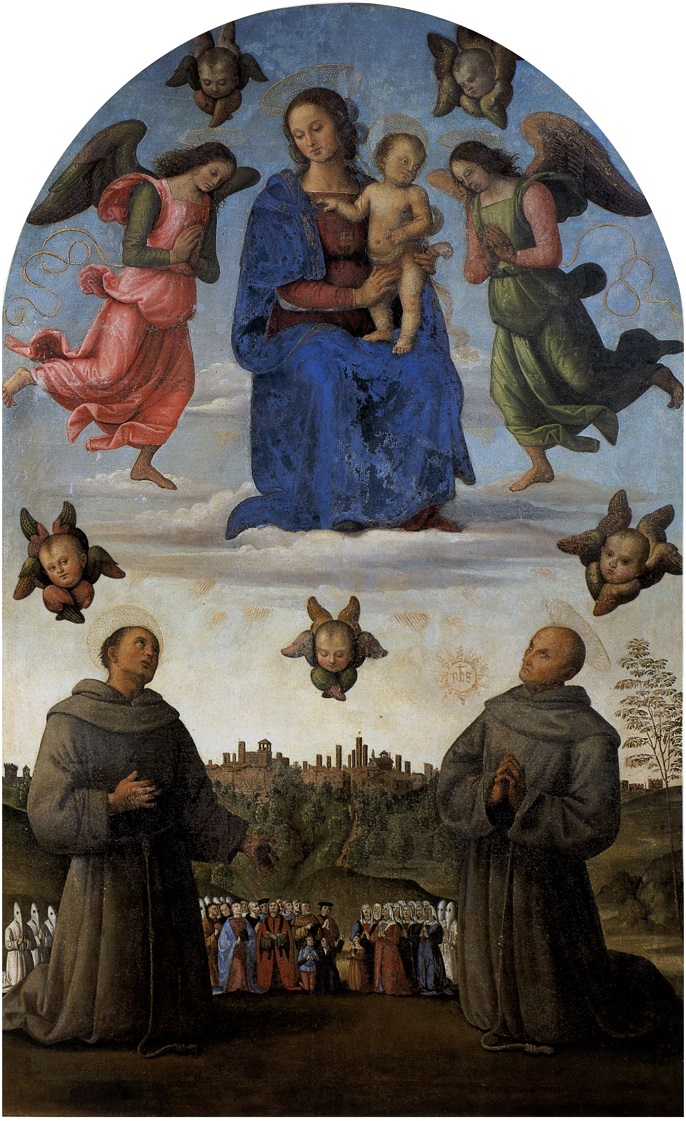 「正義の旗」(1496年)ペルジーノ