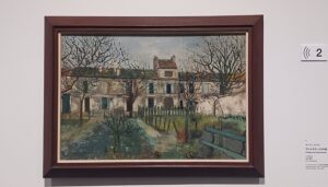 「ヴィルタヌーズの城」（1908-1909年頃）モーリス・ユトリロ　※「モーリス・ユトリロ」展より