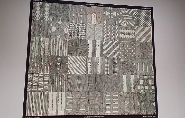 「抵抗への飢え ー カヤポ・メンクラグノチの礎(「尽きることのない飢えの地図」より)(2019年)ジョナタス・デ・アンドラーデ