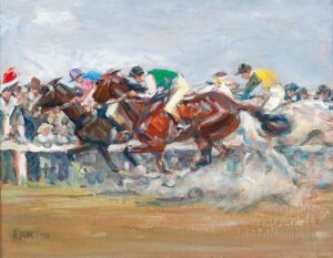 「競馬」（1911年）アンジェロ・ヤンク