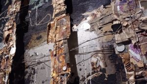 「網膜（ワイヤー・ホライズン、タンジェ）」（1990-1993年頃）大竹伸朗