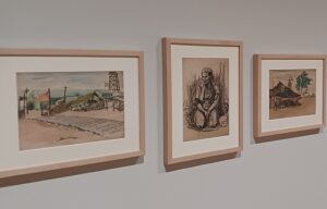 「内灘スケッチ」新海覚雄　※「日常のコレオ」展より