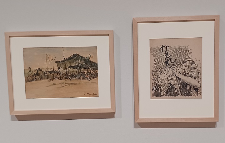 「内灘スケッチ」新海覚雄 ※「日常のコレオ」展より