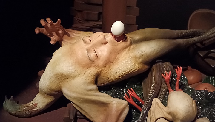 「ボデゴン・鳥」（1992年）森村泰昌