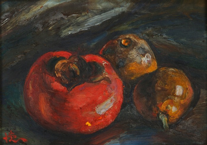 「柑柿（あまがき）」（1931年、昭和6年）片多徳朗