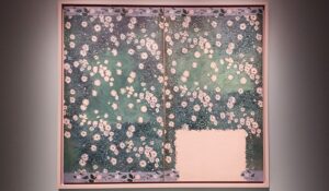 「ヒナギクの花壇」（1892-1893年頃）ギュスターヴ・カイユボット　※「印象派：室内をめぐる物語」展より