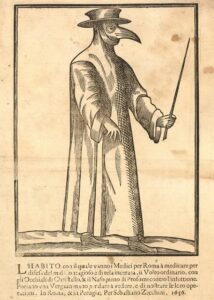 「ペスト医師の衣装」（1656年）　※public domain画像