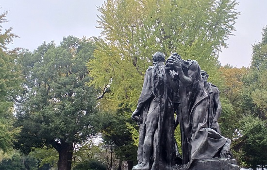 国立西洋美術館の「カレーの市民(Burghers of Calais)」