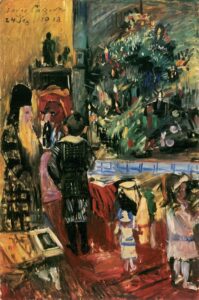 「クリスマス・イヴ」（1913年）ロヴィス・コリント