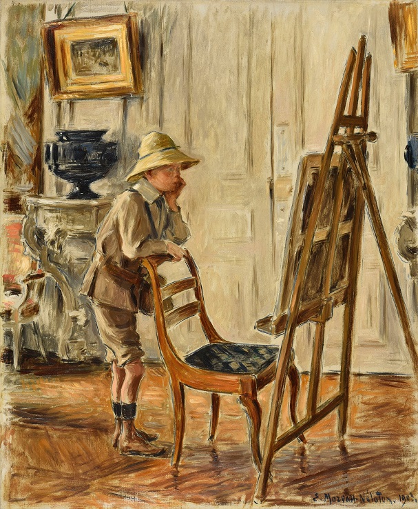 「若い愛好家」（1903年）エティエンヌ・モロー＝ネラトン