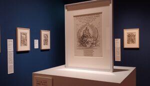 小企画展『物語る黒線たち － デューラー「三大書物」の木版』展より